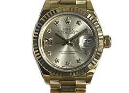 Rolex Lady-Datejust 279178 (2024) - Champagne dial 28 mm Yellow Gold case