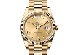 Rolex Day-Date 40 228238-0006 (2024) - Champagne dial 40 mm Yellow Gold case