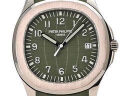 Patek Philippe Aquanaut 5168G-010 (2020) - Green dial 42 mm White Gold case