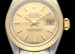 Rolex Lady-Datejust 69173 (1987) - Champagne dial 26 mm Gold/Steel case