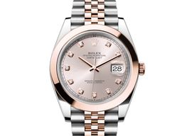 Rolex Datejust 41 126301-0008 (2024) - Pink dial 41 mm Steel case
