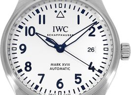 IWC Pilot Mark IW327002 (2018) - Zilver wijzerplaat 40mm Staal