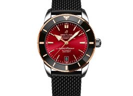 Breitling Superocean Heritage II 42 UB20106A1B1S1 (2025) - Red dial 42 mm Gold/Steel case