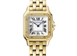 Cartier Panthère WJPN0016 (2024) - Zilver wijzerplaat 37mm Geelgoud