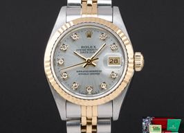Rolex Lady-Datejust 69173 (1993) - Silver dial 26 mm Gold/Steel case