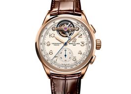 Breitling Premier RB2120211G1P1 (2025) - Silver dial 42 mm Red Gold case