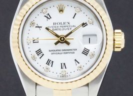 Rolex Lady-Datejust 69173 (1991) - White dial 26 mm Gold/Steel case