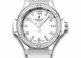 Hublot Big Bang 38 mm 361.SE.2010.RW.1104 (2023) - Wit wijzerplaat 38mm Staal