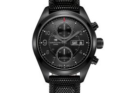 Hamilton Khaki Field H71626735 (2025) - Black dial 42 mm Steel case