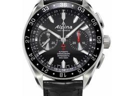 Alpina Alpiner AL-860B5AQ6 (2024) - Zwart wijzerplaat 44mm Staal