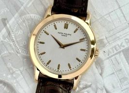 Patek Philippe Calatrava 5032J (1995) - Silver dial 36 mm Yellow Gold case