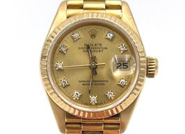 Rolex Lady-Datejust 69178 (1996) - Gold dial 26 mm Yellow Gold case