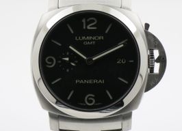 Panerai Luminor 1950 3 Days GMT Automatic PAM 00329 (2012) - Black dial 44 mm Steel case