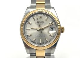 Rolex Lady-Datejust 178273 (2018) - Silver dial 31 mm Gold/Steel case