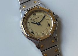 Cartier Santos 076413 (1990) - Champagne dial 40 mm Steel case