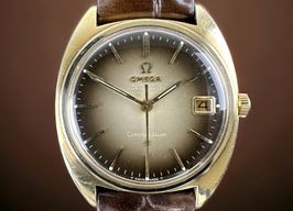 Omega Constellation 168.017 (1967) - Brown dial 36 mm Gold/Steel case