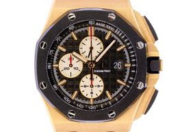 Audemars Piguet Royal Oak Offshore 26400RO.OO.A002CA.01 (2013) - Zwart wijzerplaat 44mm Roségoud