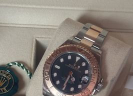 Rolex Yacht-Master 37 268621 (2021) - Zwart wijzerplaat 37mm Goud/Staal