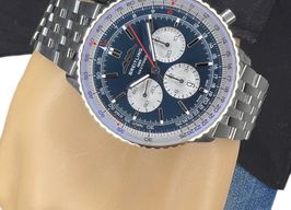 Breitling Navitimer 01 (46 MM) AB0137211C1A1 (2024) - Blauw wijzerplaat 46mm Staal