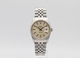 Rolex Datejust 36 16220 (1994) - Zilver wijzerplaat 36mm Staal