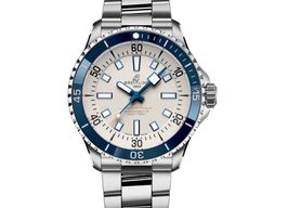 Breitling Superocean 42 A17375E71G1A1 (2023) - Zilver wijzerplaat 42mm Staal