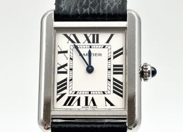 Cartier Tank Solo WSTA0030 (2020) - White dial 24 mm Steel case