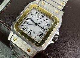 Cartier Santos 2961 (1981) - White dial 29 mm Gold/Steel case
