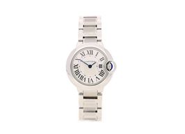 Cartier Ballon Bleu 36mm 3005 (2013) - Zilver wijzerplaat 36mm Staal