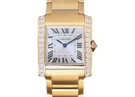 Cartier Tank Française WJTA0061 (2025) - Gold dial 27 mm Yellow Gold case