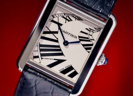 Cartier Tank Solo 3170 (2010) - Zilver wijzerplaat 24mm Staal