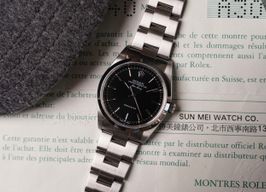 Rolex Air-King 14000 (1999) - Black dial 34 mm Steel case