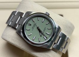 Rolex Oyster Perpetual 34 124200 (2025) - Green dial 34 mm Steel case