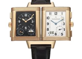 Jaeger-LeCoultre Grande Reverso 240.2.18 (Onbekend (willekeurig serienummer)) - Zilver wijzerplaat 29mm Roségoud