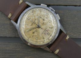 Lemania Vintage 50's vintage watch mens Lemania UTI 105 chronograph lwo 1275 serviced 35mm -