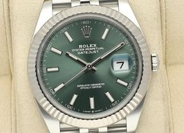 Rolex Datejust 41 126334 (2023) - Groen wijzerplaat 41mm Staal