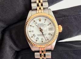 Rolex Lady-Datejust 69713 (1990) - Gold dial 26 mm Gold/Steel case