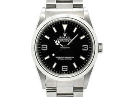 Rolex Explorer 14270 (2000) - Zwart wijzerplaat 43mm Staal