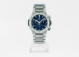 Hublot Classic Fusion 540.NX.7170.NX (2024) - Blauw wijzerplaat 42mm Titanium