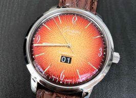 Glashütte Original Sixties Panorama Date 2-39-47-09-02-04 (2023) - Orange dial 42 mm Steel case