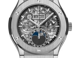 Hublot Classic Fusion Aerofusion 547.NX.0170.LR (Onbekend (willekeurig serienummer)) - Transparant wijzerplaat 42mm Titanium