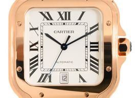 Cartier Santos WGSA0018 (2022) - Zilver wijzerplaat 40mm Roségoud