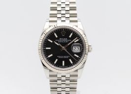 Rolex Datejust 36 126234 (2024) - Black dial 36 mm Steel case