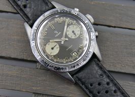 Yema Vintage 70s vintage watch Yema Daytona panda reverse chronograph valjoux 7734 steel 38mm -