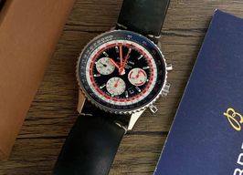 Breitling Navitimer 1 B01 Chronograph AB01211B1B1X1 (2024) - Zwart wijzerplaat 43mm Staal