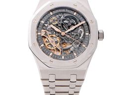 Audemars Piguet Royal Oak Double Balance Wheel Openworked 15407ST.OO.1220ST.01 (2022) - Transparent dial 41 mm Steel case