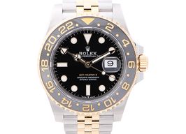 Rolex GMT-Master II 126713GRNR (2024) - Zwart wijzerplaat 40mm Goud/Staal