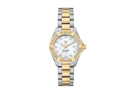 TAG Heuer Aquaracer Lady WBD1423.BB0321 (2025) - Wit wijzerplaat 27mm Goud/Staal