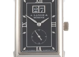 A. Lange & Söhne Cabaret 107.035 (Unknown (random serial)) - Black dial Unknown Platinum case