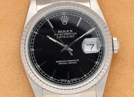 Rolex Datejust 36 16234 (1994) - Zwart wijzerplaat 36mm Staal