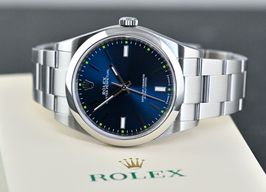 Rolex Oyster Perpetual 39 114300 (2017) - Blue dial 39 mm Steel case